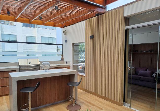 Wall panel en exteriores