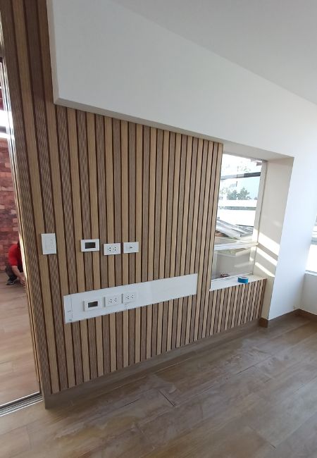 Panel decorativo en WPC