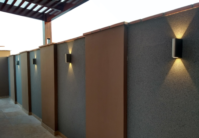 Piedra granalla en terraza de Oniria Arquitectura 