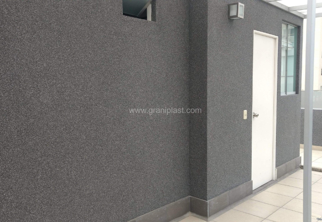 Muros de exteriores con graniplast