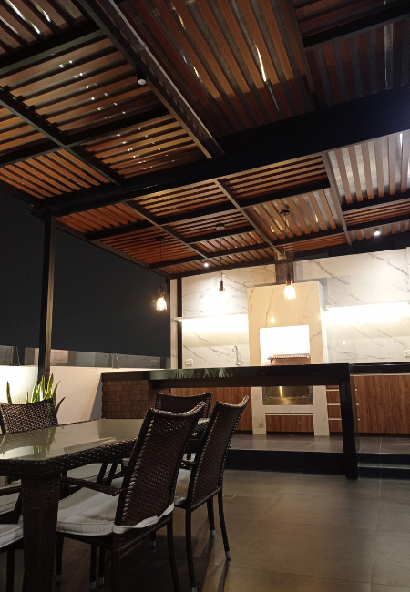 Sol y sombra cuadriculado 