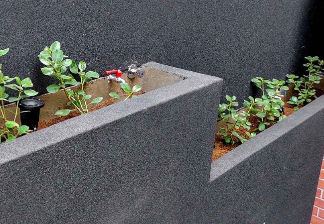 Acabados para jardineras