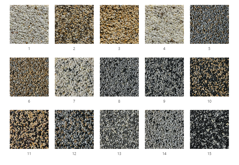 colores combinados de granos de marmol